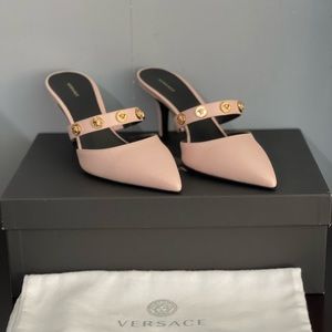 Versace Studded Heel Pumps